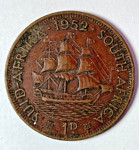 South africa 1952 bronze - south,