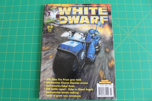 White dwarf magazine issue - white, 219