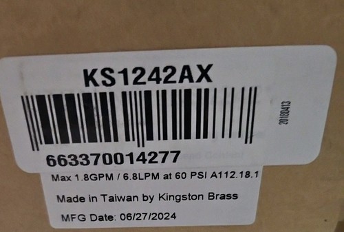 Kingston brass ks1242ax - kingston,