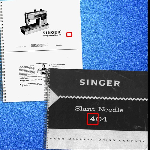 Singer 338 404 - singer, needle