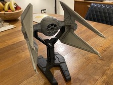 STAR WARS TIE INTERCEPTOR 3D PRINTED MODEL 1:48th SCALE W/INTERIOR LRG UNPAINTED