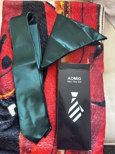 Mens slim tie and pocket - tie,