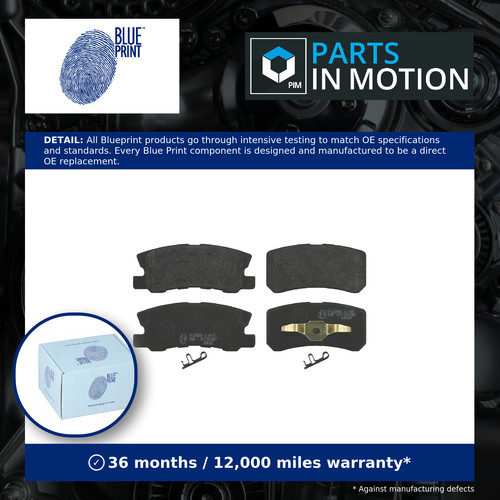 Brake pads set fits mitsubishi - brake,