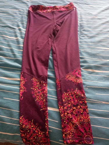 Lycra leggins size10 purple - size10,