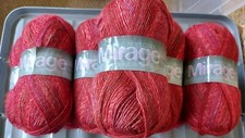 10 X 100g King Cole Mirage DK 50% Wool Shade 877