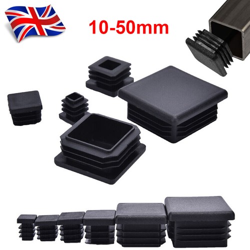 Square plastic black blanking - black,
