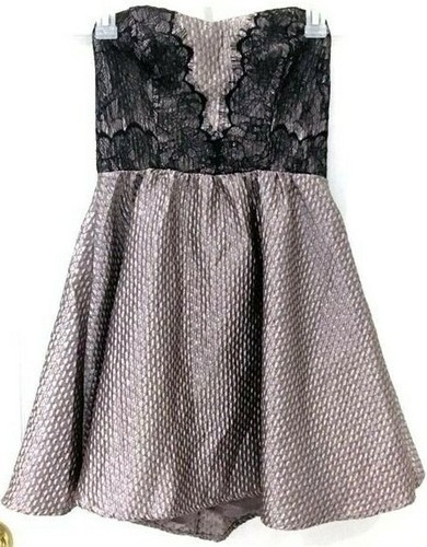 Astr skater dress metallic - dress,