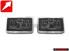 2x Genuine VW WOLFSBURG Front
