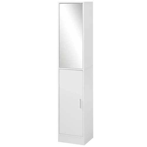 Tall mirrored bathroom cabinet - mirrored,