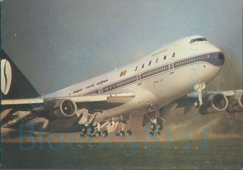 Sabena boeing 747 belgian - boeing,