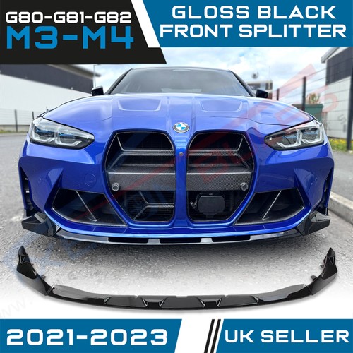 Gloss black front splitter lip - gloss,