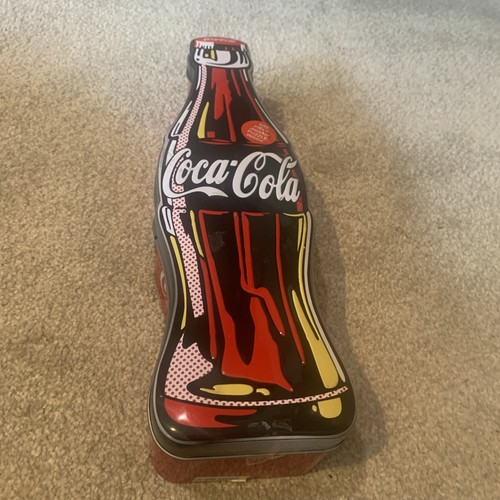 Coca cola bottle tin festive - tin,