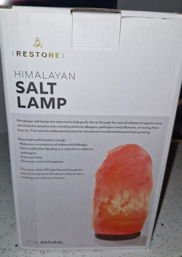 Restore himalayan salt - salt, lamp