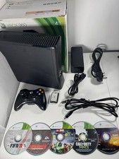 Boxed Microsoft Xbox 360 Slim 4GB Console With 5 Games Bundle