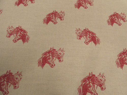 Emily bond horse heads linen - bond,
