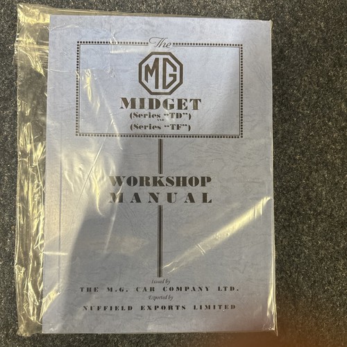 Vintage mgtd tf - vintage, workshop