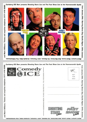 Postcard comedy on ice - postcard,