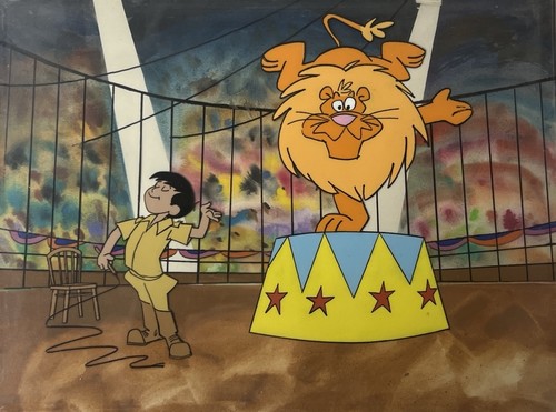 Original animation cel setup - cel,