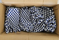 Job Lot 85x Blue & White Clip