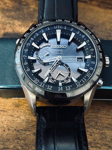 Seiko astron gps solar - seiko, black
