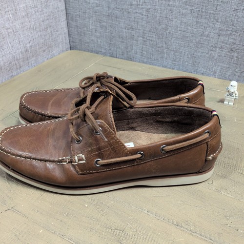 Mens tan leather boat - mens,