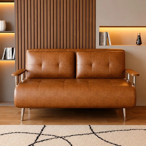 Retro oil wax leather sofa - oil,