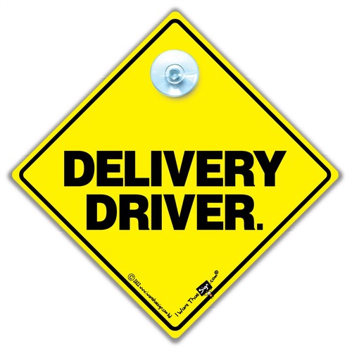 Delivery driver sign - driver, sign,