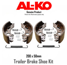 Genuine AL-KO 1213889 1732461 2051 200X50 Trailer Caravan Brake Shoe Axle Set x1