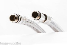 FLEXIBLE MONO MONOBLOC TAP CONNECTORS TAILS 15mm X 12mm