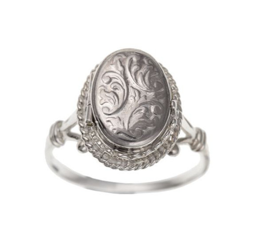 Ladies sterling silver oval - ladies,