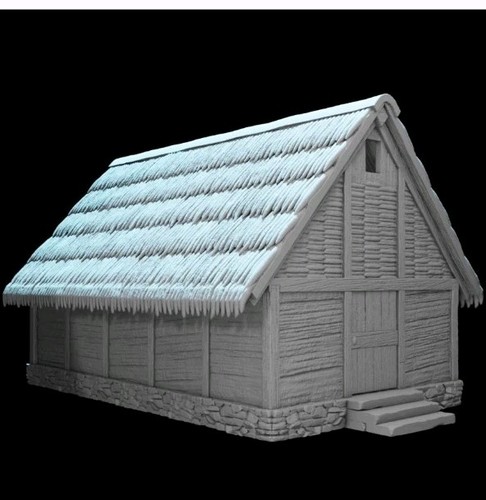 Medieval peasant house - 1:72,