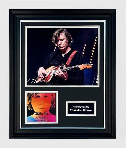 Thurston moore signed photo - signed,