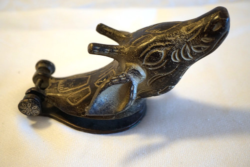 Giraffe bronze door knocker - giraffe,
