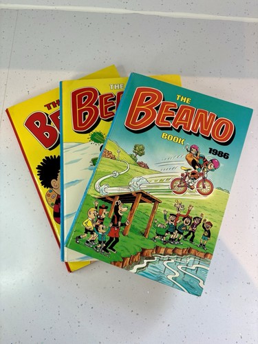 Vintage beano annuals - beano, x3