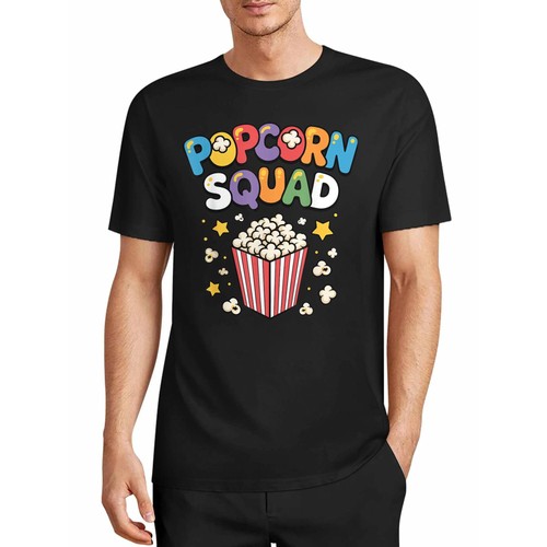 Humorous popcorn design for - humorous,
