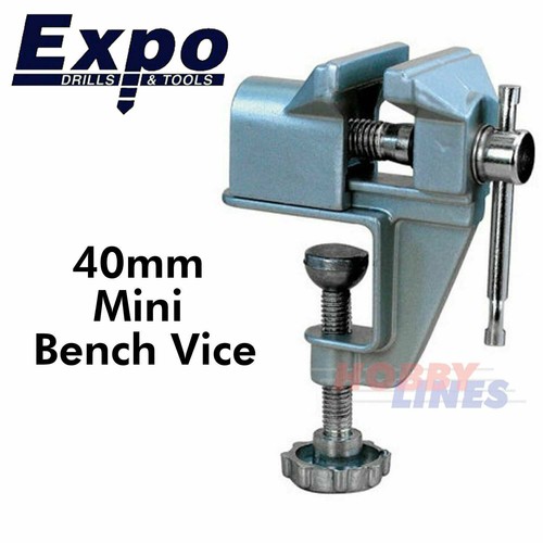 Mini vice 40mm bench - bench, aluminium
