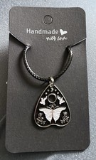 Planchette Necklace Butterfly Pendant Gothic Jewelry Halloween Accessories Gift