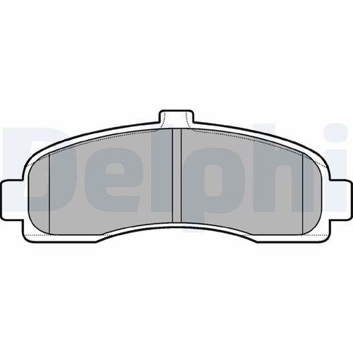 Lp779 delphi brake pad set - brake,