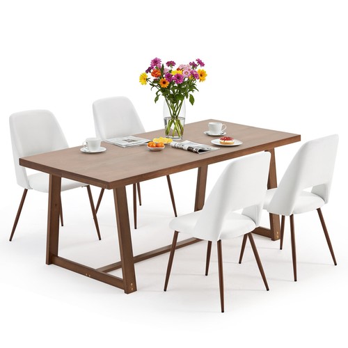 Solid wood dining table - 72",