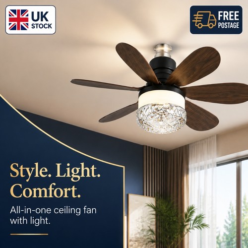 40w led ceiling fan - led, light