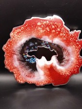 Agate geode style Cranberry