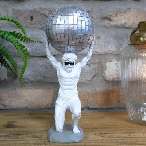 Atlas statue ornament disco - ornament,