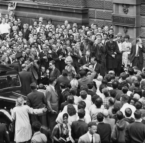 Mandy rice davies outside the - davies,