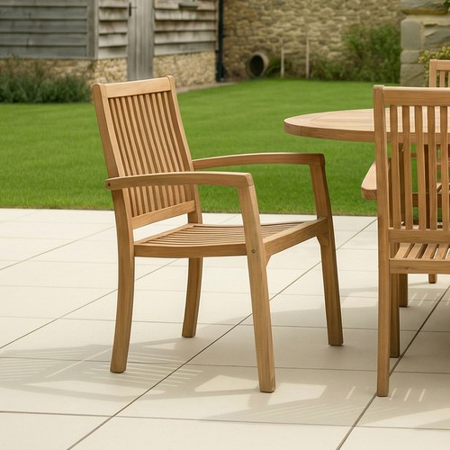 Charles bentley teak - teak, stacking