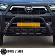 Toyota Hilux 2006-2014 Bull Bar Matt Black (Nudge Spoiler) MK6 MK7