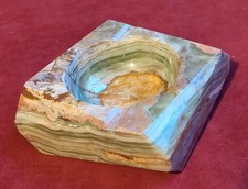Onyx marble ashtray - onyx, &