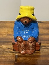 Vintage 1970s Collectible Paddington Bear Bookend Made In Japan Schmid Toys