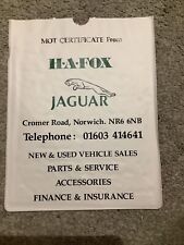 VINTAGE JAGUAR DEALER MOT
