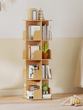 4 Tier Rotating Bookshelf