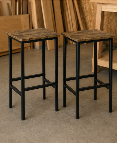 Metal bar stools - bar,